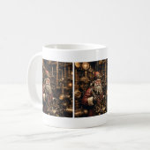 Steampunk Santa Tasse (Vorderseite Links)