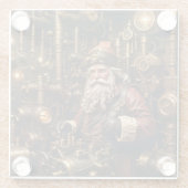 Steampunk Santa Untersetzer (Rückseite)