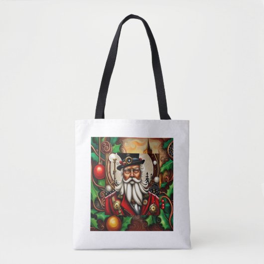Steampunk Santa Yuletide Enchanter Tasche (Vorderseite)