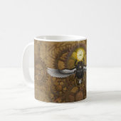 Steampunk Scarab Kaffeetasse (Vorderseite Links)