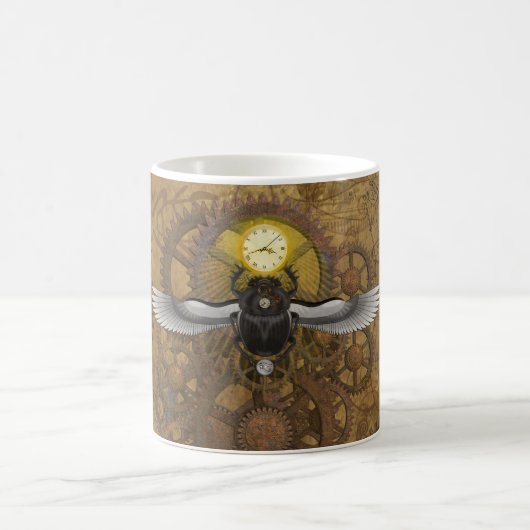 Steampunk Scarab Kaffeetasse (Mittel)