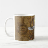 Steampunk Scarab Kaffeetasse (Links)