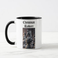 Steampunk-Schachdesign mit Individuelle Name