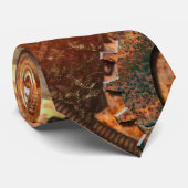 Steampunk Schädel mit den Gängen hergestellt vom Krawatte (Gerollt)