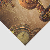 Steampunk Schädel Seidenpapier (Ausschnitt)