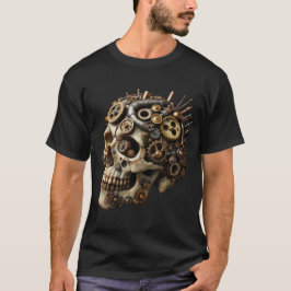 Steampunk-Schädelmechanik T-Shirt