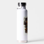 Steampunk-Schädelmotor Trinkflasche (Rechts)