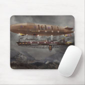 Steampunk - schalldichte Zelle - Luftschiff Mousepad (Mit Mouse)