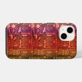Steampunk-Schaltplatine iPhone Hülle (Rückseite (Horizontal))