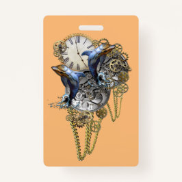 Steampunk-Schmuck, Uhrwerk Baby Bodysuit Ausweis