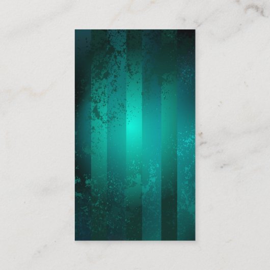 Steampunk-Schmuckschau auf grünem Hintergrund Telefonnummerkarte (Rückseite)