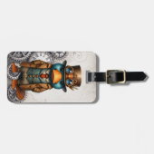 Steampunk Schnabeltier & Zahnräder Gepäckanhänger (Vorderseite horizontal)