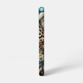 Steampunk Schneeleopard   Samsung Galaxy Hülle (Linke Seite)