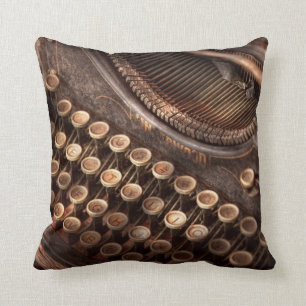 Steampunk - Schreibmaschine - auch tuckered zur Kissen