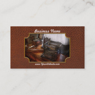Steampunk - Schreibmaschine - Der geheime Bote Visitenkarte