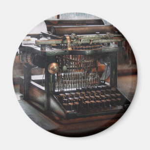 Steampunk - Schreibmaschine - eine wirklich alte Magnet