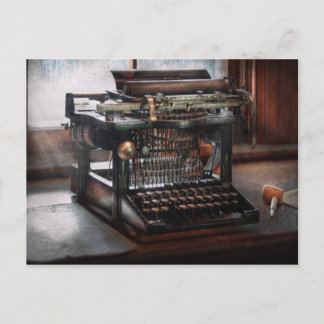 Steampunk - Schreibmaschine - Eine wirklich alte S Postkarte