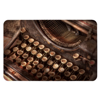 Steampunk - Schreibmaschine - Zu wortgetupft Magnet