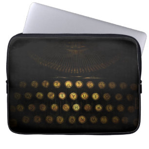 Steampunk-Schreibmaschinen-MacBook-Hülle Laptopschutzhülle