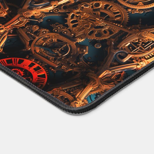 Steampunk Schreibtischunterlage (Ecke)