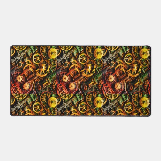 Steampunk Schreibtischunterlage (Vorderseite)