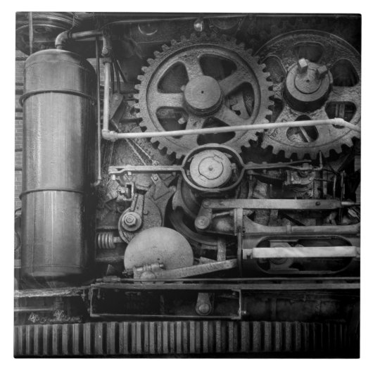 Steampunk - Schwerstahl Fliese (Vorderseite)