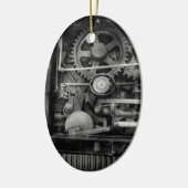 Steampunk - Schwerstahl Keramik Ornament (Links)