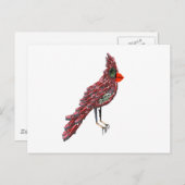 Steampunk Science Fiction Cardinal Cadillac Bird Postkarte (Vorne/Hinten)