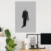 Steampunk Science Fiction Robot Cyborg Murder Poster (Heimbüro)