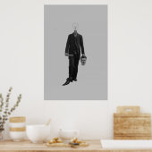 Steampunk Science-Fiction Roboter Cyborg Mord Poster (Küche)