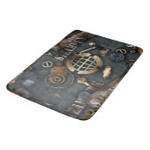 Steampunk, Scrapbooking Badematte (Schrägansicht)