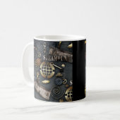 Steampunk, Scrapbooking Kaffeetasse (Vorderseite Links)