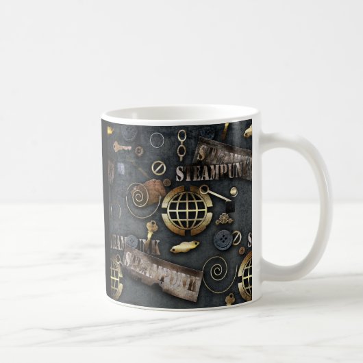 Steampunk, Scrapbooking Kaffeetasse (Rechts)