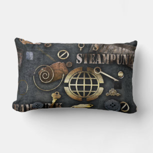 Steampunk, Scrapbooking Lendenkissen