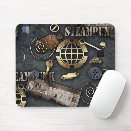 Steampunk, Scrapbooking Mousepad (Mit Mouse)