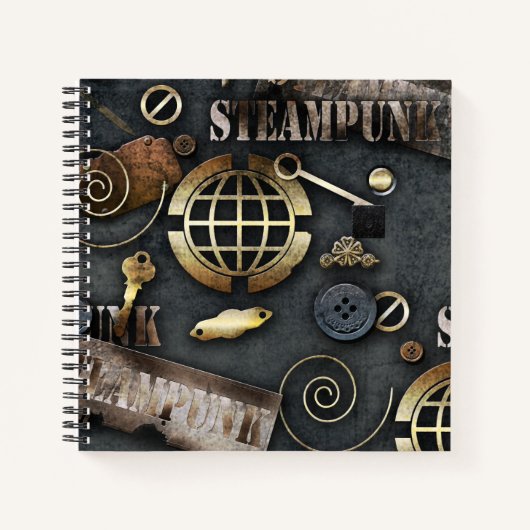 Steampunk, Scrapbooking Notizblock (Vorderseite)