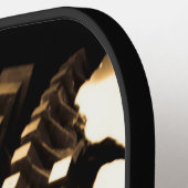 Steampunk Sculpture Pickleball Schläger (Linke Seite)