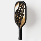 Steampunk Sculpture Pickleball Schläger (Links)