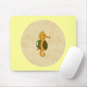 Steampunk Seepferd Mousepad (Mit Mouse)