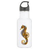 Steampunk Seepferd Trinkflasche (Vorderseite)