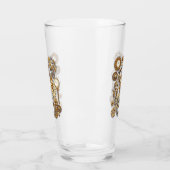 Steampunk Seepferd Vintag Surreal Art Glas (Links)