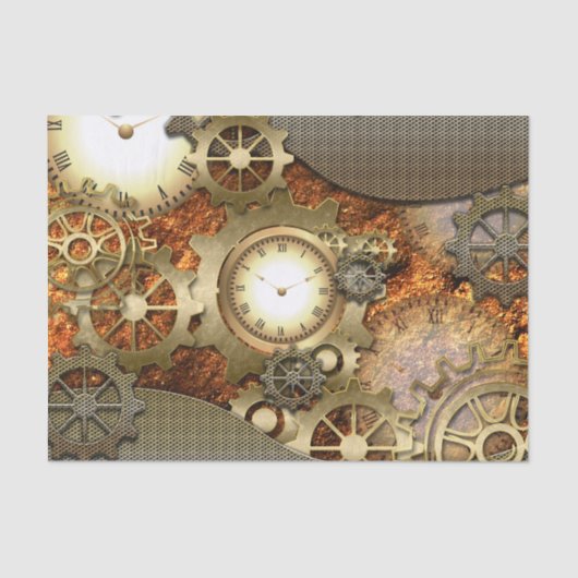 Steampunk Seidenpapier (Vorderseite)