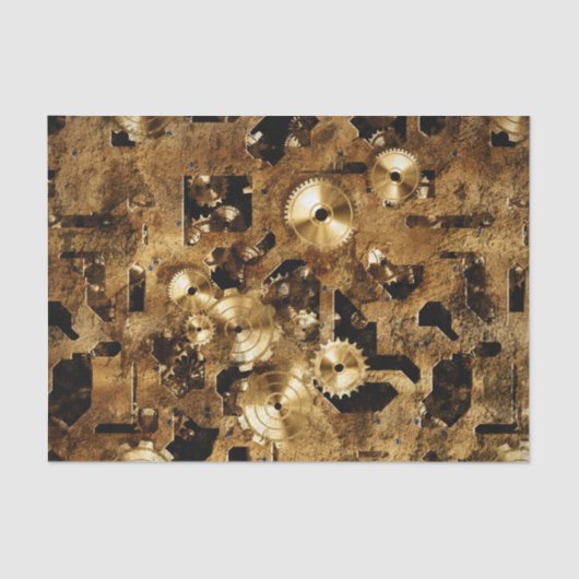 Steampunk Seidenpapier (Vorderseite)