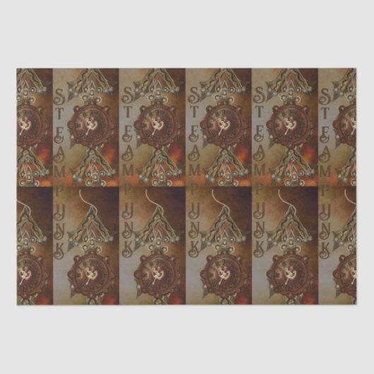 STEAMPUNK SEIDENPAPIER (Vorderseite)