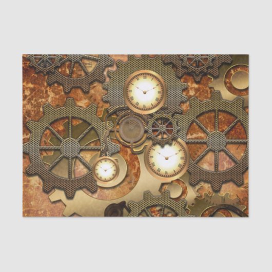 Steampunk Seidenpapier (Vorderseite)