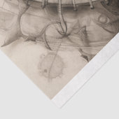 Steampunk Sepia Blonde Lady Decoupage Seidenpapier (Ausschnitt)