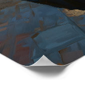 Steampunk Serenade - Romantische Begegnung Wasserf Poster (Ecke)