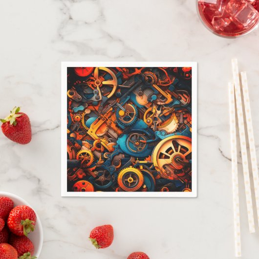 Steampunk Serviette (Beispiel)