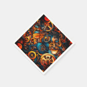 Steampunk Serviette (Ecke)