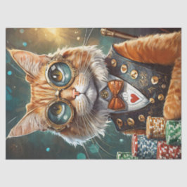 Steampunk Seymour, Cat Deals Poker Seidenpapier